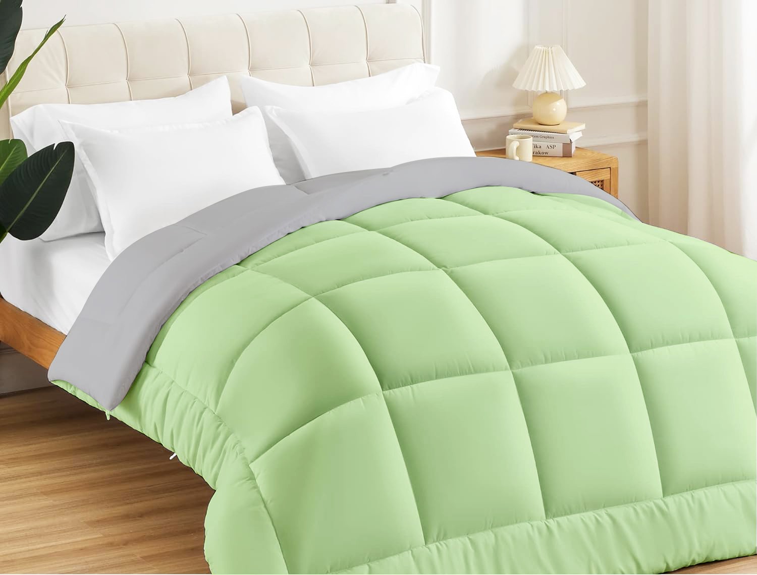 OOA 150 GSM Solid Reversible AC Comforter For Heavy Winter